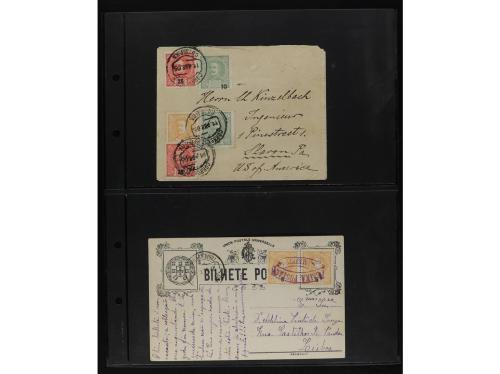 ✉ PORTUGAL. 1892-1940. 24 covers and cards. 