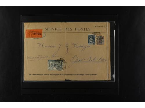✉ MOZAMBIQUE. 1880-1917. 21 covers and cards. 