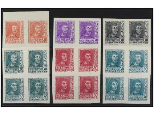 ** ESPAÑA. Ed. 844Aes, 844Aecs, 844Aecbs, 844Aeccs, 844Aeces