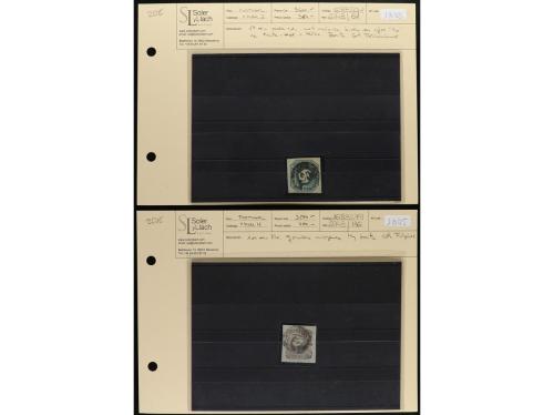 PORTUGAL. Conjunto de 27 fichas de subasta, solo PERÍODO CLÁ