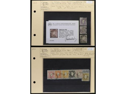 PORTUGAL. Conjunto de 27 fichas de subasta, solo PERÍODO CLÁ