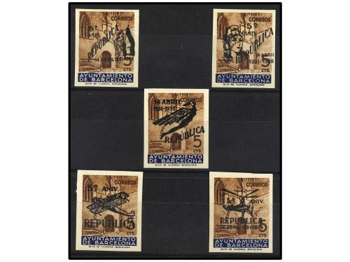 ** ESPAÑA: AYUNTAMIENTO DE BARCELONA. Ed. NE 17/21. Cinco va