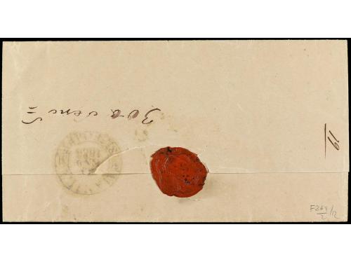 ✉ FILIPINAS. 1852. ÉCIJA (España) a MANILA. Envuelta de cart