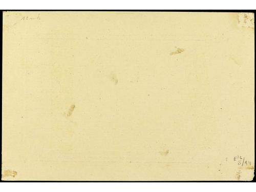 ✉ PUERTO RICO. Ed. 1. 25 ctvos. verde sin circular. 