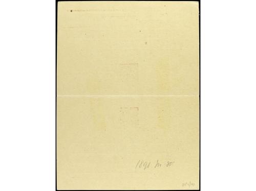 ✉ CUBA. Ed. 38. 1898. HABANA a SUIZA. Entero postal doble de