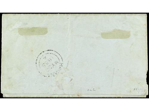 ✉ COLONIAS INGLESAS. 1855. HABANA (Cuba) a ZACATECAS (México