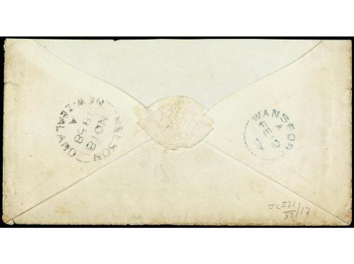 ✉ COLONIAS INGLESAS. 1858. NELSON (Nueva Zelanda) a INGLATER