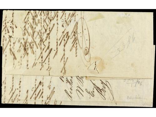 ✉ COLONIAS INGLESAS. 1855. RIO HACHA (Colombia) a ST. THOMAS