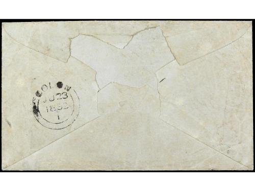 ✉ COLONIAS INGLESAS. 1862. COLON (Panamá) a INGLATERRA. Sobr