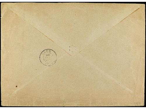 ✉ FILIPINAS. Ed. 123, 124 (2), 128. 1896. MANILA a FRANCIA. 