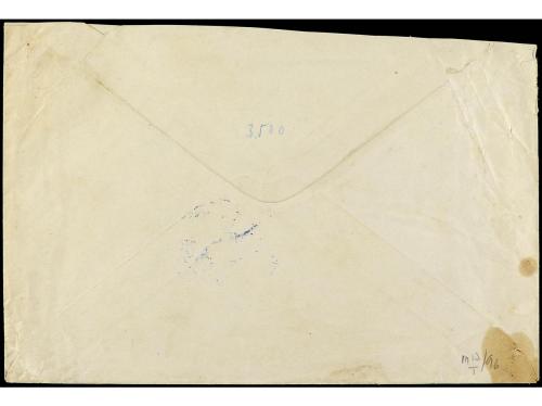 ✉ FILIPINAS. Ed. 75G (5). 1889. Sobre dirigido a MANILA fran