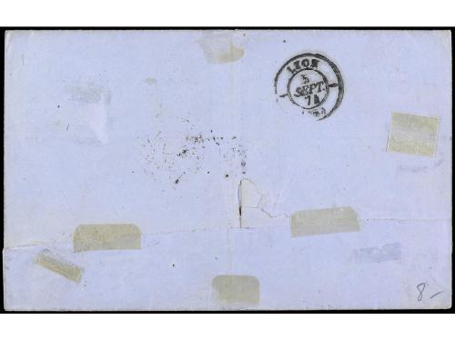 ✉ FRANCIA. Ed. 144, 145, 147. 1874. PALMA DE MALLORCA a FRAN