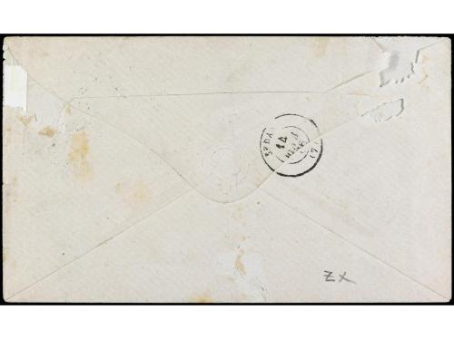 ✉ ALEMANIA ANTIGUOS ESTADOS: PRUSIA. 1866. CELLE a FRANCIA. 