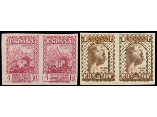 * ESPAÑA. Ed. 636s/49s. SERIE COMPLETA en PAREJAS SIN DENTAR