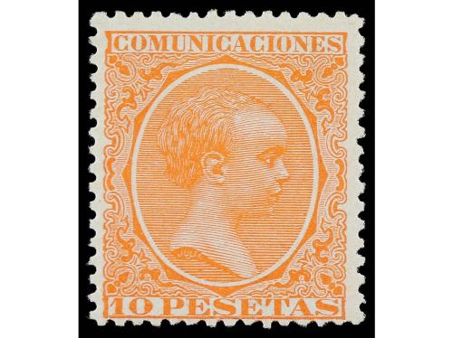 * ESPAÑA. Ed. 228. 10 pts. naranja. Muy bonito ejemplar. Cat