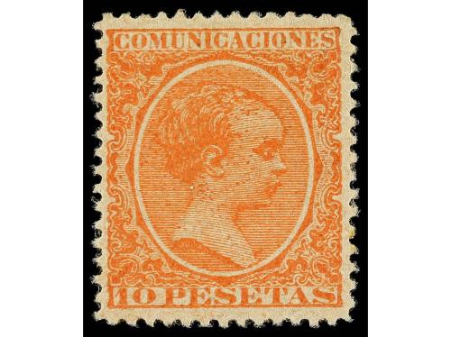 * ESPAÑA. Ed. 228a. 10 pts. naranja. Color excepcional y bue