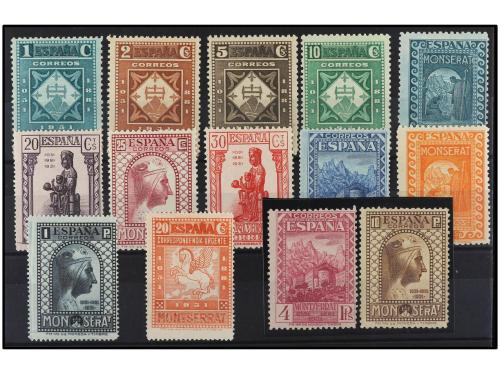 ** ESPAÑA. Ed. 636/49 y 650/54. SERIES COMPLETAS de correo y