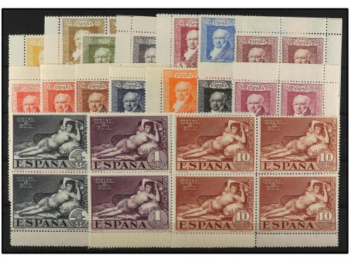 ** ESPAÑA. Ed. 499/516 (4). SERIE COMPLETA. 18 valores en bl