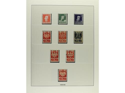 LOTES y COLECCIONES. POLONIA. Colección montada en álbum Lin