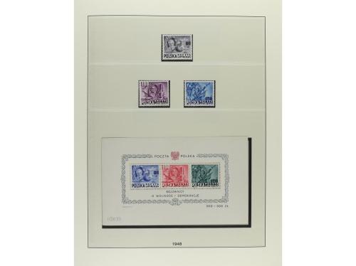 LOTES y COLECCIONES. POLONIA. Colección montada en álbum Lin