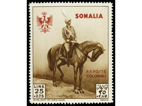 ** SOMALIA. Yv. 194/207. 1935. VISITA DEL REY DE ITALIA. Ser