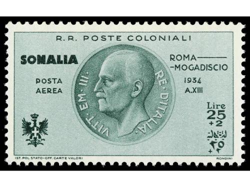 ** SOMALIA. Yv. Av. 7/16 y 18/27. 1934-6. SERIES COMPLETAS. 