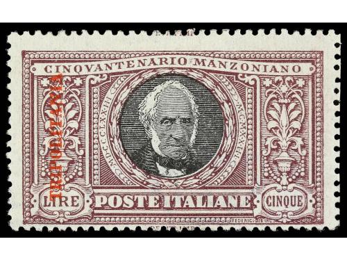 * TRIPOLITANIA. Yv. 11/6. 1924. MANZONI. Serie completa. 6 v