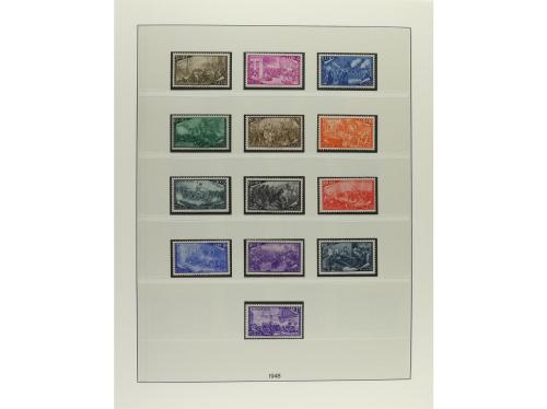 LOTES y COLECCIONES. ITALIA. Colección en álbum Lindner de 1