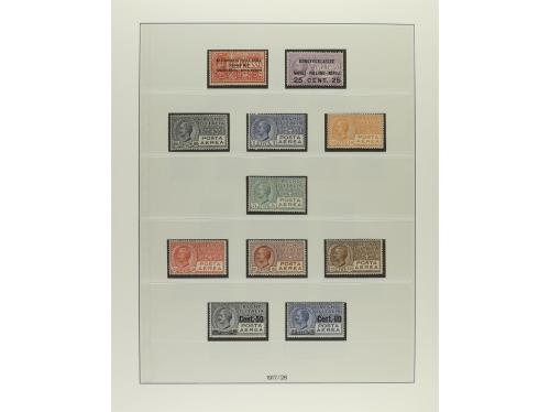 LOTES y COLECCIONES. ITALIA. Colección en álbum Lindner de 1