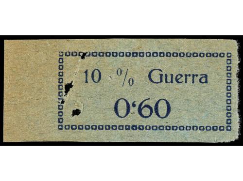 (*) ESPAÑA GUERRA CIVIL. ABARÁN (Murcia). 5 c. y 60 c. RAROS