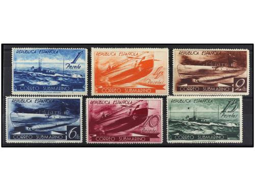 ** ESPAÑA. Ed. 775/80. SERIE COMPLETA. Goma ligeramente tona