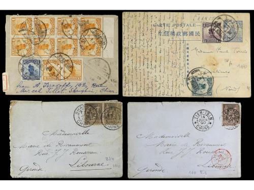 ✉ LOTES y COLECCIONES. 1870-1920. EXTREMO ORIENTE. Conjunto 