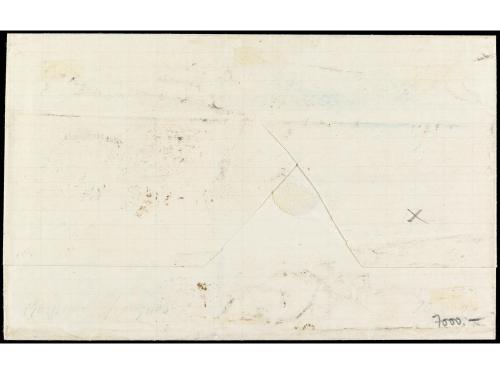 ✉ FRANCIA. Yv. 38, 53, 57, 59. 1874. PARÍS a MADRID. 5 cts. 