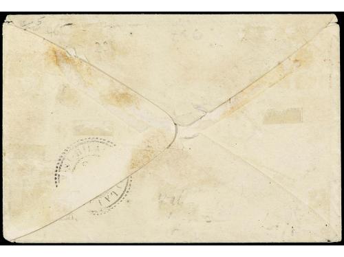 ✉ FRANCIA. Yv. 21, 38 (3). 1873. SHANG-HAI a FRANCIA. 10 cts