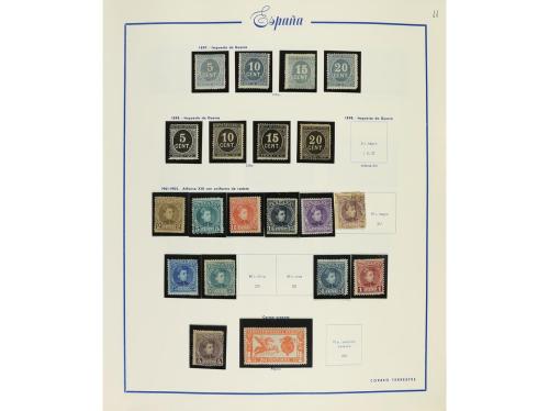 LOTES y COLECCIONES. ESPAÑA. Colección en álbum Majó de 1850