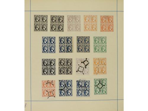 LOTES y COLECCIONES. ESPAÑA. FACSÍMILES. Conjunto montado en