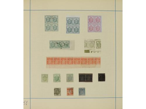 LOTES y COLECCIONES. ESPAÑA. FACSÍMILES. Conjunto montado en