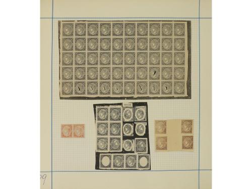 LOTES y COLECCIONES. ESPAÑA. FACSÍMILES. Conjunto montado en