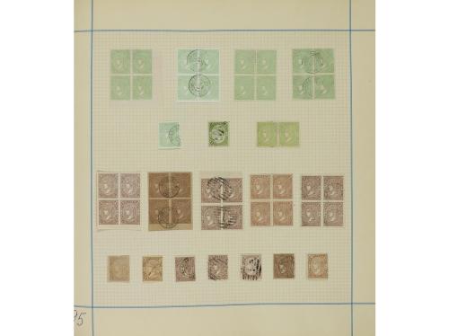 LOTES y COLECCIONES. ESPAÑA. FACSÍMILES. Conjunto montado en