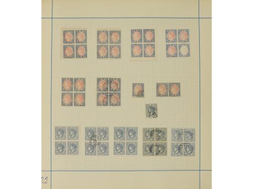 LOTES y COLECCIONES. ESPAÑA. FACSÍMILES. Conjunto montado en