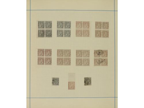 LOTES y COLECCIONES. ESPAÑA. FACSÍMILES. Conjunto montado en