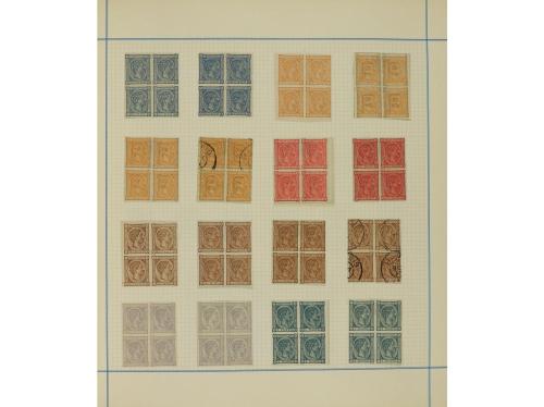 LOTES y COLECCIONES. ESPAÑA. FACSÍMILES. Conjunto montado en