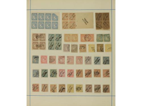 LOTES y COLECCIONES. ESPAÑA. FACSÍMILES. Conjunto montado en