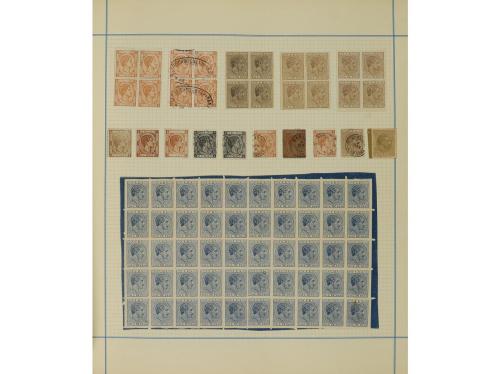 LOTES y COLECCIONES. ESPAÑA. FACSÍMILES. Conjunto montado en