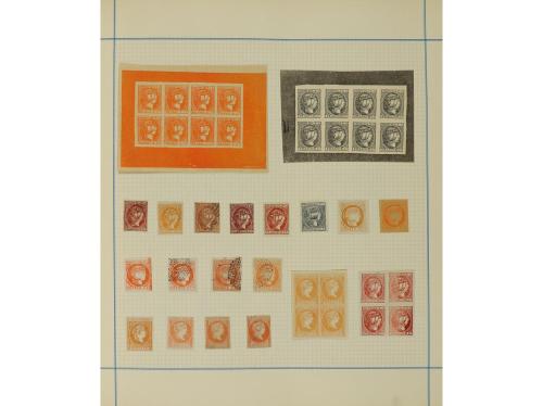 LOTES y COLECCIONES. ESPAÑA. FACSÍMILES. Conjunto montado en