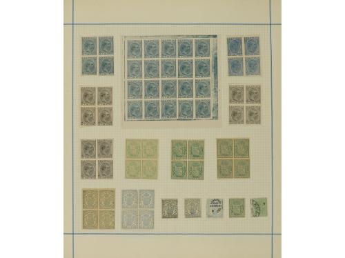 LOTES y COLECCIONES. ESPAÑA. FACSÍMILES. Conjunto montado en