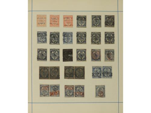 LOTES y COLECCIONES. ESPAÑA. FACSÍMILES. Conjunto montado en