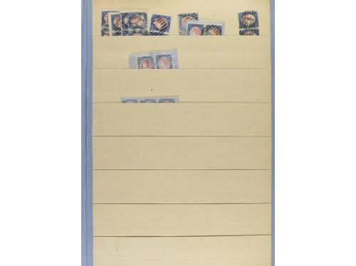 ESPAÑA. EMISIONES 1865 y 1866, entre Edifil 69 a 86, sin los