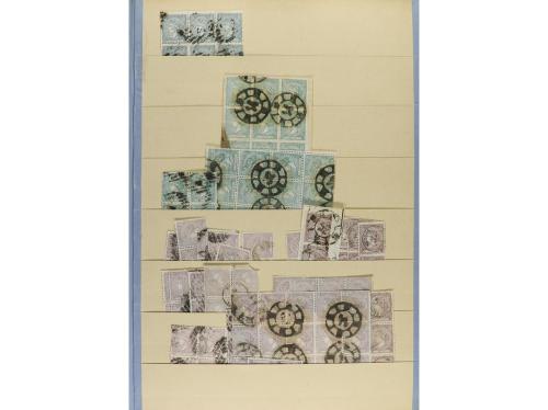 ESPAÑA. EMISIONES 1865 y 1866, entre Edifil 69 a 86, sin los