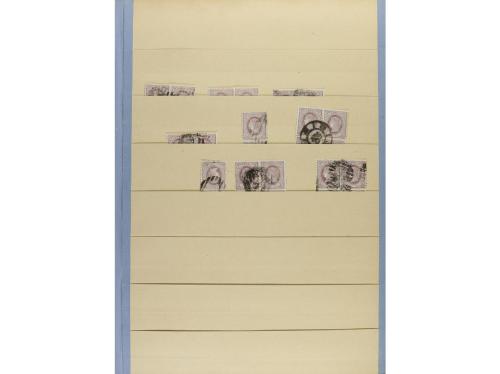 ESPAÑA. EMISIONES 1865 y 1866, entre Edifil 69 a 86, sin los